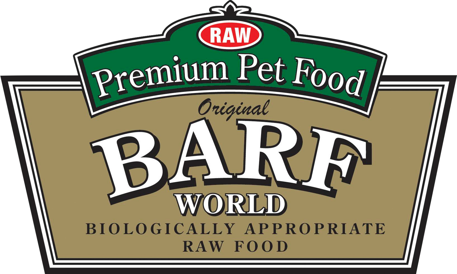 BARF World Original Biologically Appropriate Raw Food logo