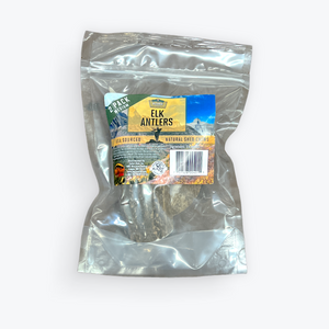 Sealed 2 pack of elk antlers for dogs