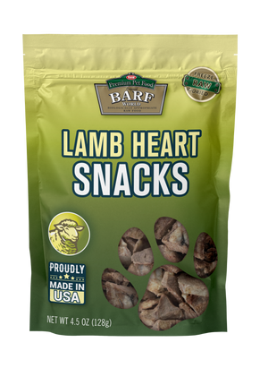 Freeze Dried Raw Lamb Hearts Treat or Topper