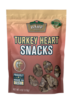 Freeze Dried Raw Turkey Hearts Topper and Treat