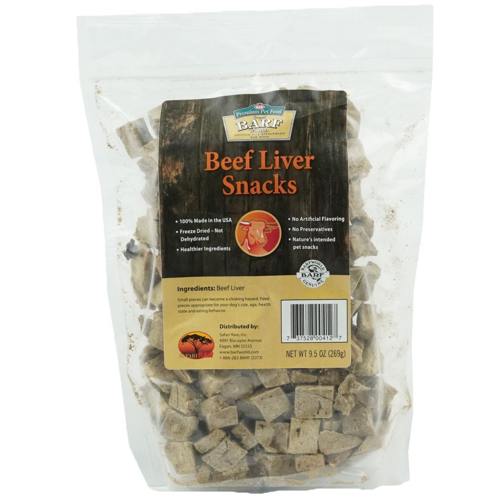 Bag of Beef Liver Snacks for dogs