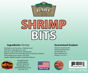 Freeze Dried Shrimp Bits Topper and Treat