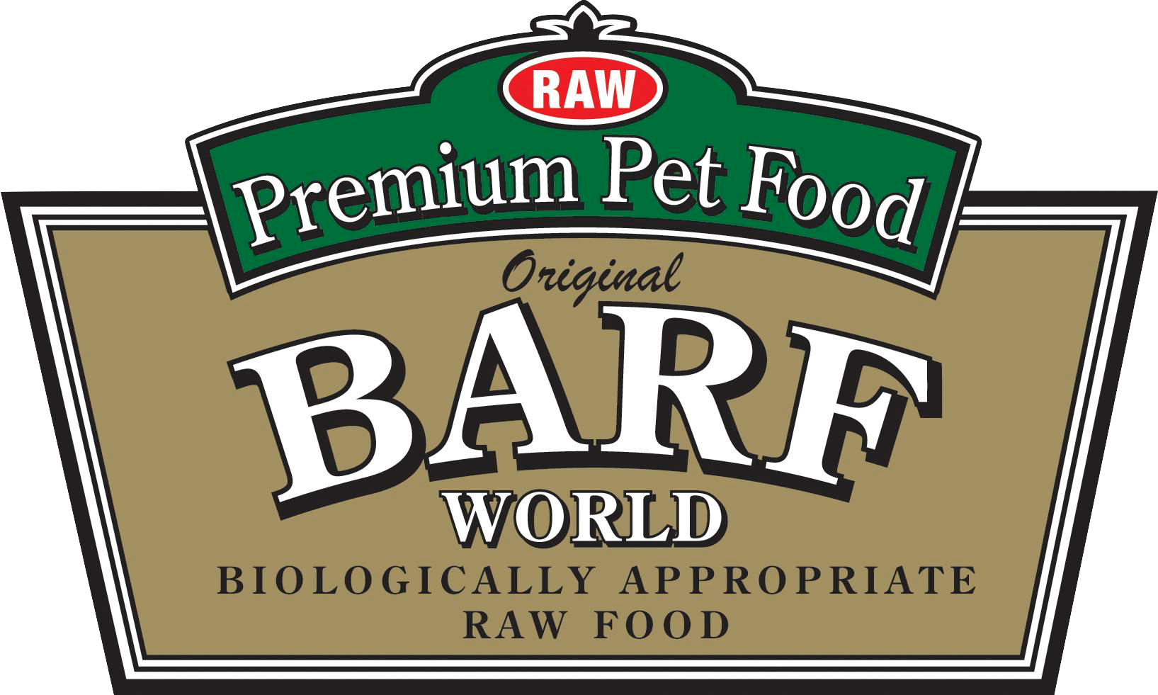 BARF World Original Biologically Appropriate Raw Food logo
