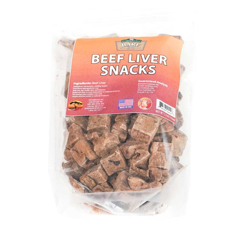 BARF Beef Liver Snacks