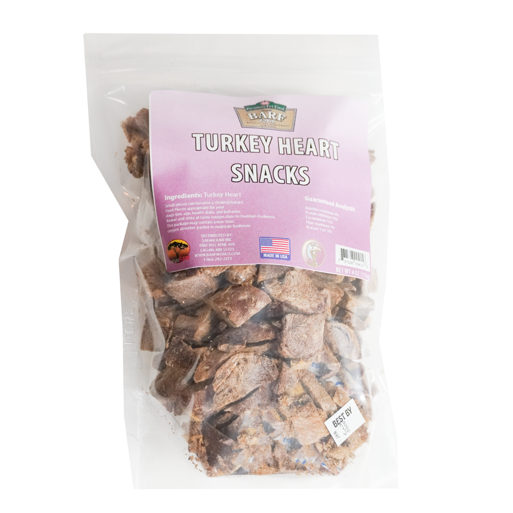 Freeze Dried Raw Turkey Hearts Topper and Treat